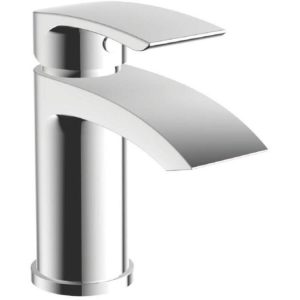 Scudo Belini Chrome Mono Basin Mixer Tap with Push Waste