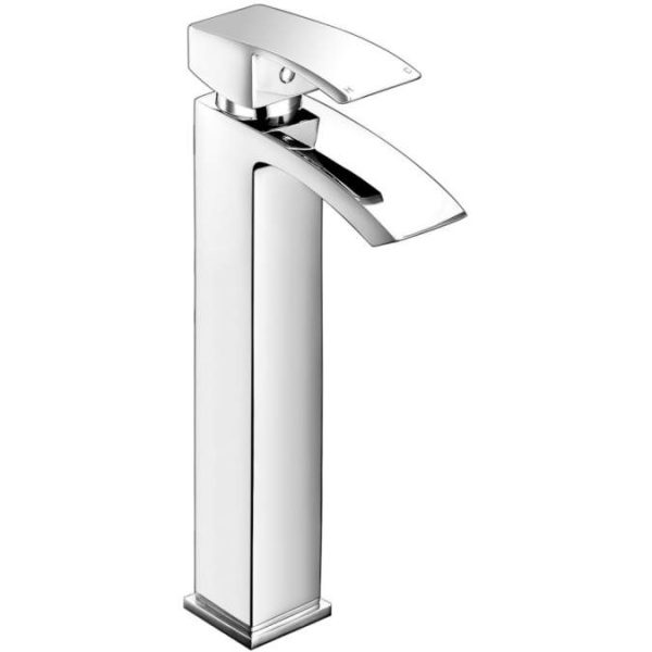 Scudo Descent Tall Mono Basin Mixer Tap Chrome